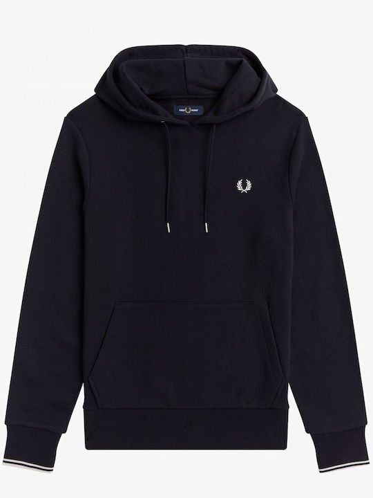 Sweatshirt with Hood Navy Blue