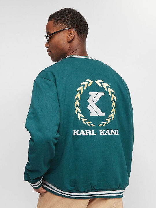 Karl Kani Retro Emblem College Herren Sweatshirt Grün