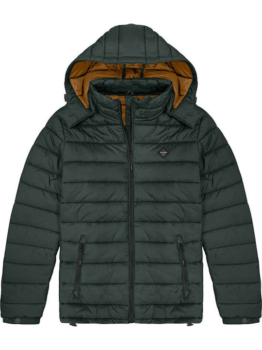 Winter Jacket Puffer Forest Green