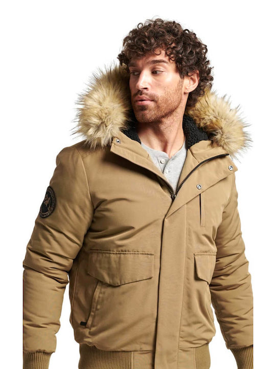 Winter Jacket Bomber Beige