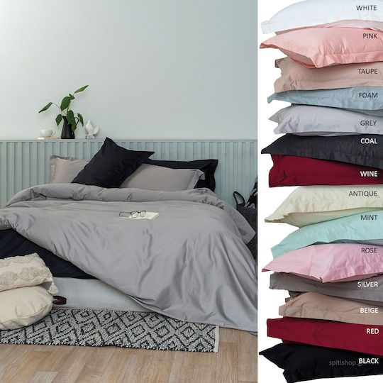 Palamaiki Sheet Sets Queen 245x270cm. Luxe Sateen Pink 4pcs