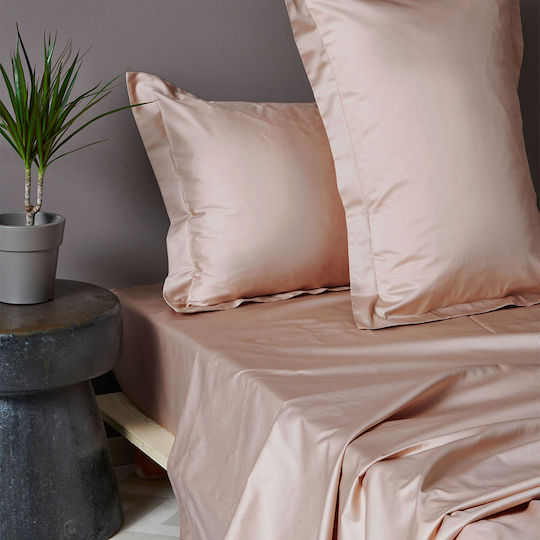 Palamaiki Sheet Sets Queen 245x270cm. Luxe Sateen Pink 4pcs