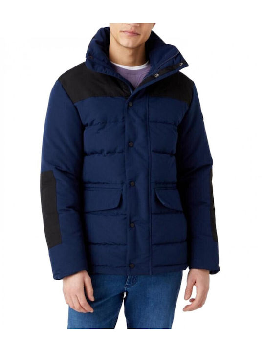 Bodyguard Winter Jacke Puffer Marineblau