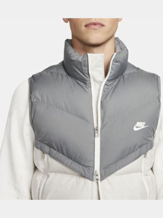 STORM FIT Ärmellos Winter Jacke Puffer Gray