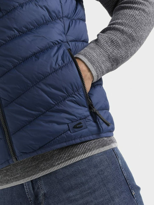 Sleeveless Jacket Puffer Navy Blue