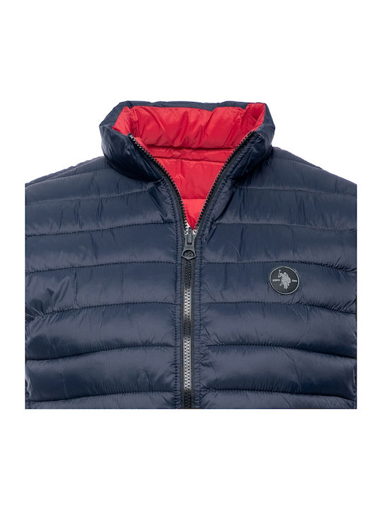 Assn Αμάνικο Μπουφάν Puffer Διπλής Όψης Navy Μπλε