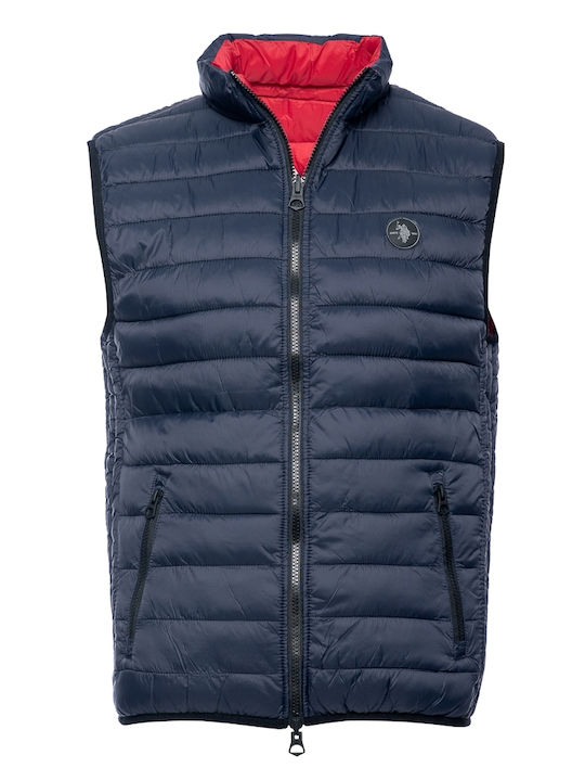 Assn Αμάνικο Μπουφάν Puffer Διπλής Όψης Navy Μπλε