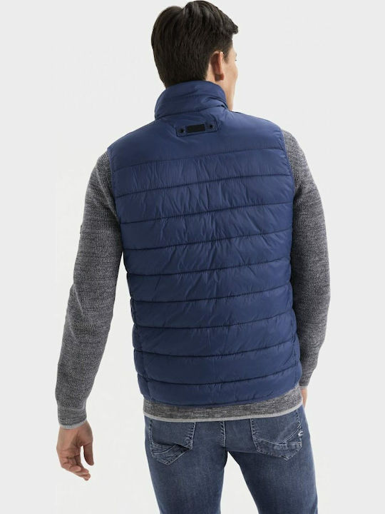 Sleeveless Jacket Puffer Navy Blue