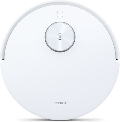 Ecovacs Deebot T10 Plus Робот Прахосмукачка за Прахосмукане & Миене с Картиране и Wi-Fi Бял