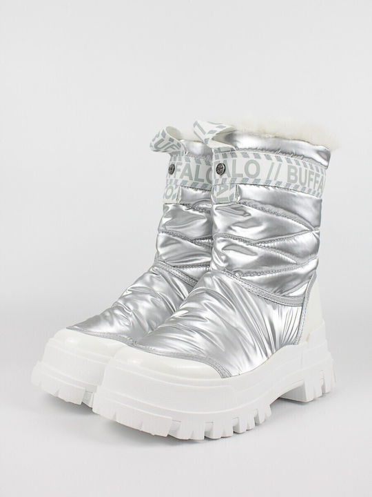 Damenstiefel Silber