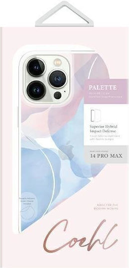 Uniq Coehl Palette Back Cover Silicone Dusk Blue (iPhone 14 Pro Max)
