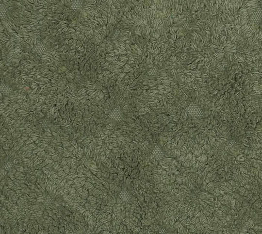 Palamaiki Πατάκι Μπάνιου Βαμβακερό Jersey Olive 50x80εκ.