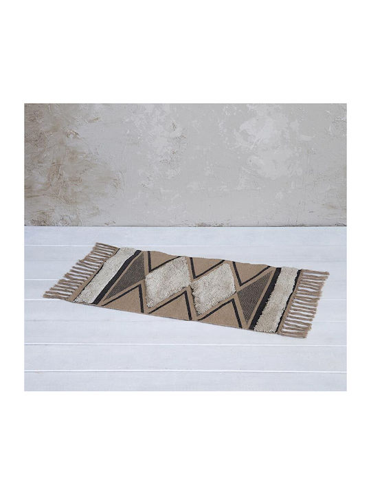 Nima Bath Mat Cotton Zahara 31296 Beige 50x80cm