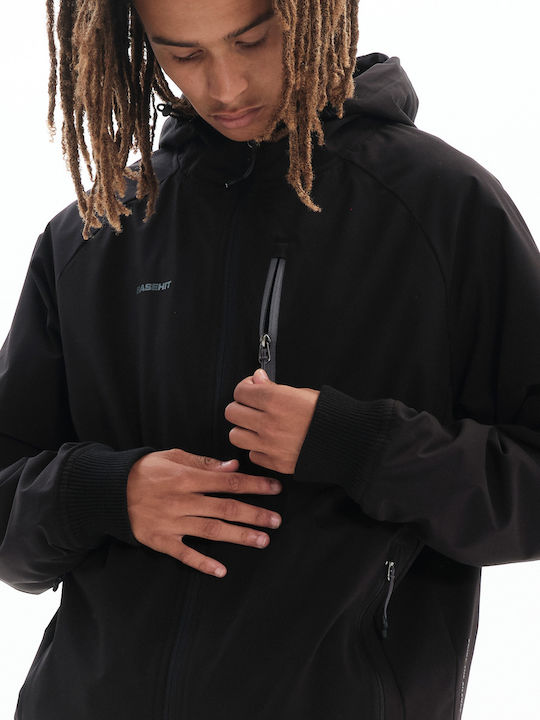 Winter Jacket Bomber Waterproof Black