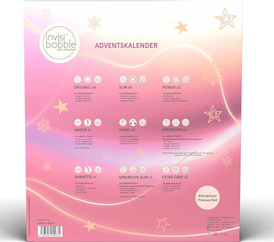 Invisibobble Advent Calendar 2022 Pink Hair Scrunchie