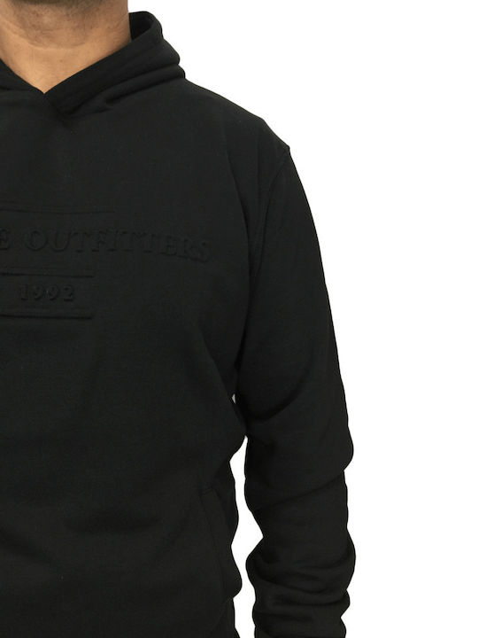 Sweatshirt mit Kapuze Schwarz