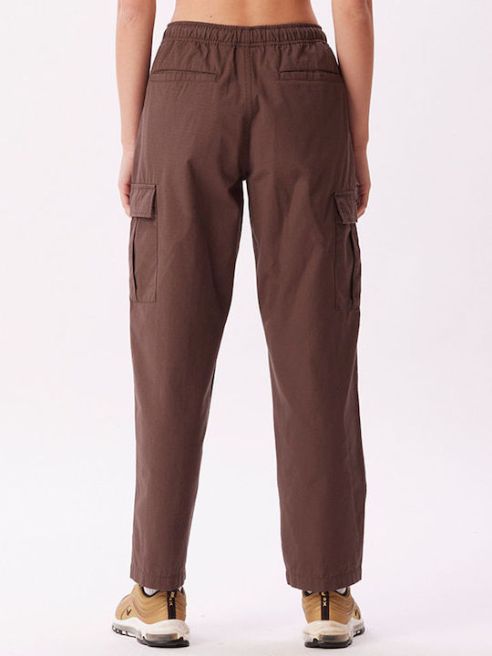 Obey Unisex Easy Ripstop Trousers Cargo Brown