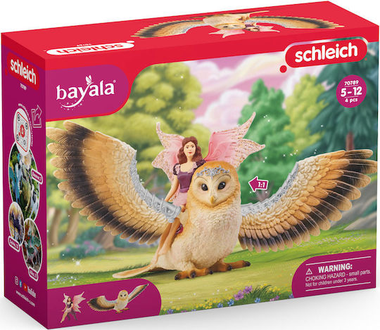 Schleich-S Jucărie Miniatură Zână cu bufniță Bayala pentru 5+ Ani