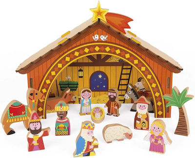 Janod Miniature Toy The Nativity Scene for 3+ Years