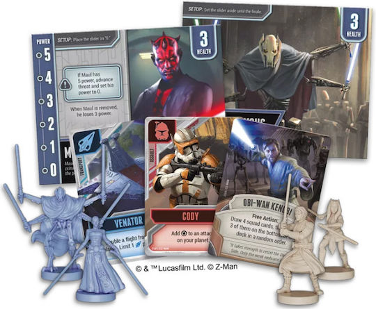 Επιτραπέζιο Παιχνίδι Star Wars: The Clone Wars (Pandemic System) για 1-5 Παίκτες 14+ Ετών (EN) Z-Man Games