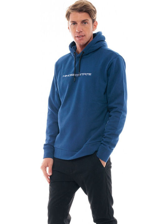Sweatshirt with Hood Blue