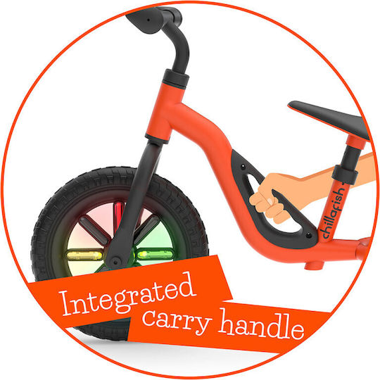 Chillafish Kids Balance Bike Charlie Glow Orange