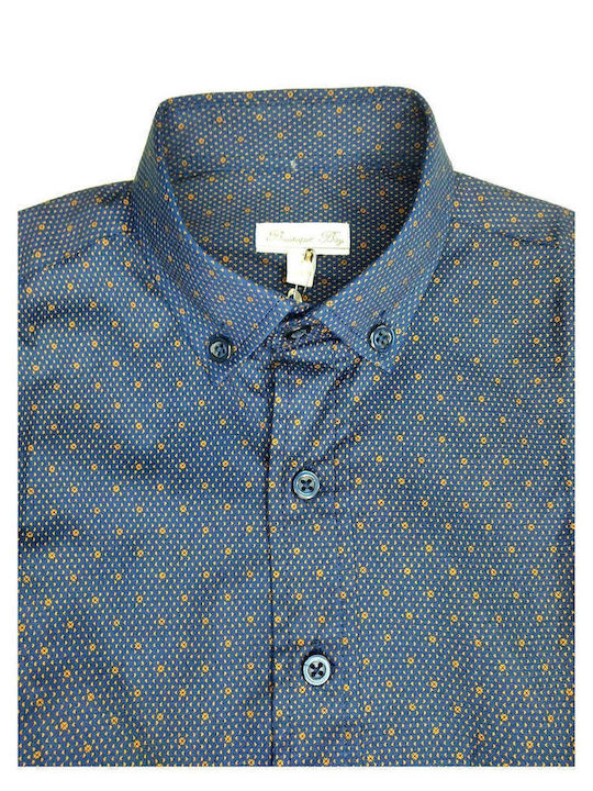 Energiers Kids Polka Dot Shirt Navy Blue