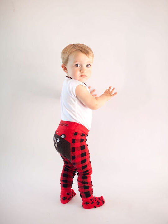 Zoocchini Kids Leggings Set Long Colorful Grip+Easy Crawler Pants & Socks Set
