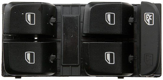 NTY Fensterheberschalter Auto für Audi A4 / A5 / Q5 10pin Schwarz