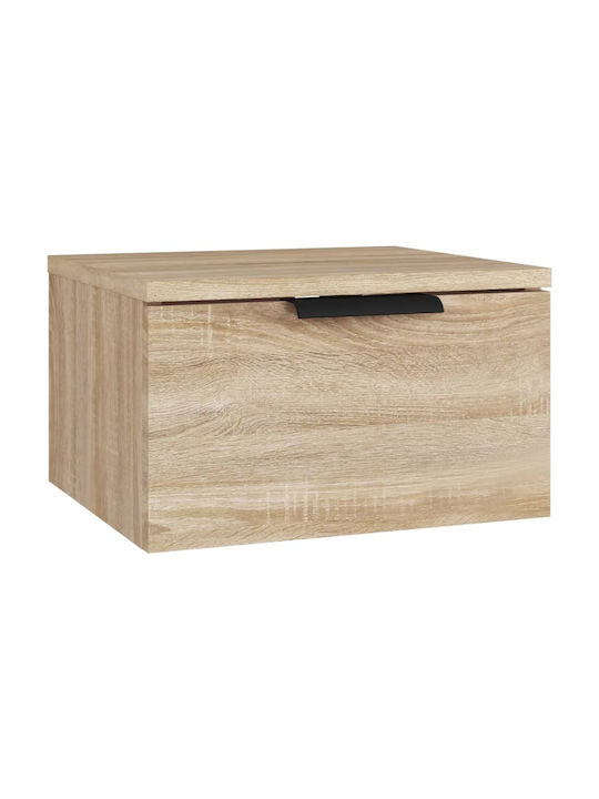 Wooden Bedside Table Sonoma Δρυς 34x30x20cm