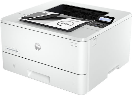 HP LaserJet Pro 4002dwe Ασπρόμαυρος Εκτυπωτής με WiFi και Mobile Print 2Z606E