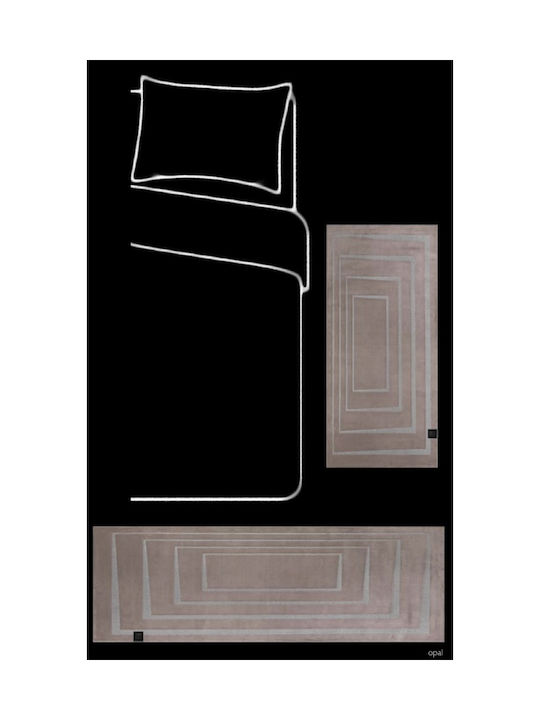 Guy Laroche Plaza Modern Bedroom Rugs Set Opal 1176090222003 3pcs