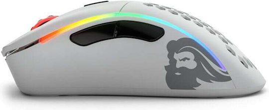 Glorious PC Gaming Race Model D Minus Wireless RGB Gaming Mouse 19000 DPI Matte White
