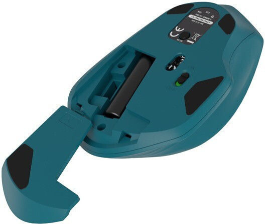 Natec Siskin 2 Ασύρματο Εργονομικό Bluetooth Ποντίκι Τιρκουάζ