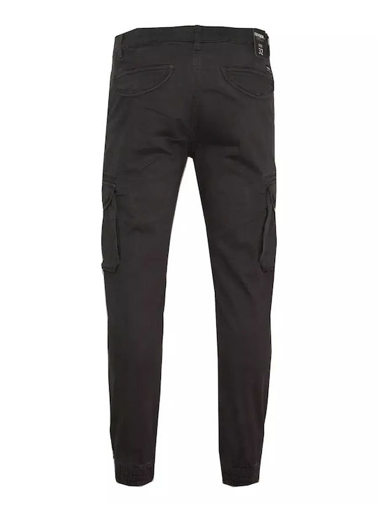 Pantaloni cargo pentru bărbați Oxygen, gri, cu elastic 41117-Grey