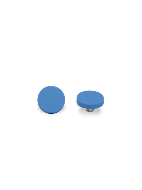 Conset C849-P Κύκλος Kids Knob Furniture made of Plastic in Blue Color D41mm C849-P19X11 1pcs