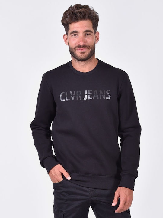 Clever Men's Sweatshirt Black