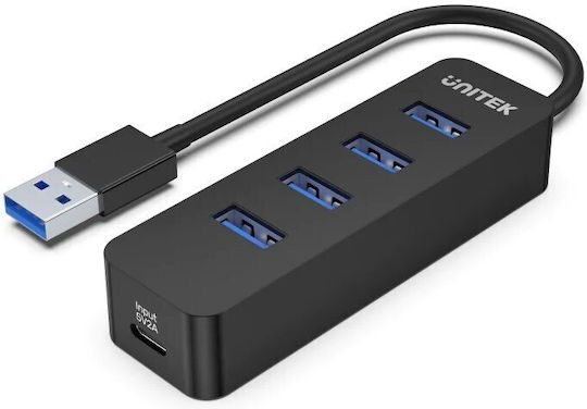 Unitek uHUB Q4 USB Хъб с 4 USB 3.0 Порта и USB-A Интерфейс