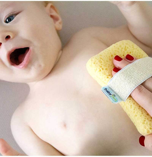 Baby Jem Βρεφικό Σφουγγάρι Μπάνιου Κίτρινο