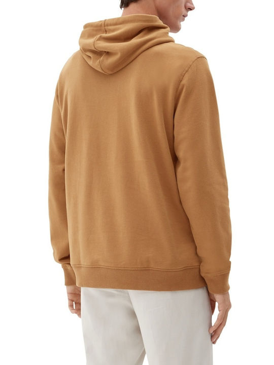 S.Oliver Men's Sweatshirt with Hood Brown