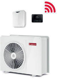 Ariston Nimbus Pocket 80 M Net Wärmepumpe 8kW Einphasig 60°C Monoblock