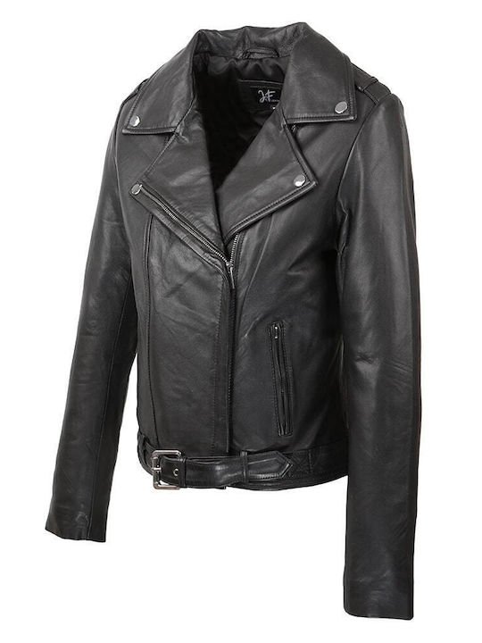 Leather jacket ESTET CORE Black