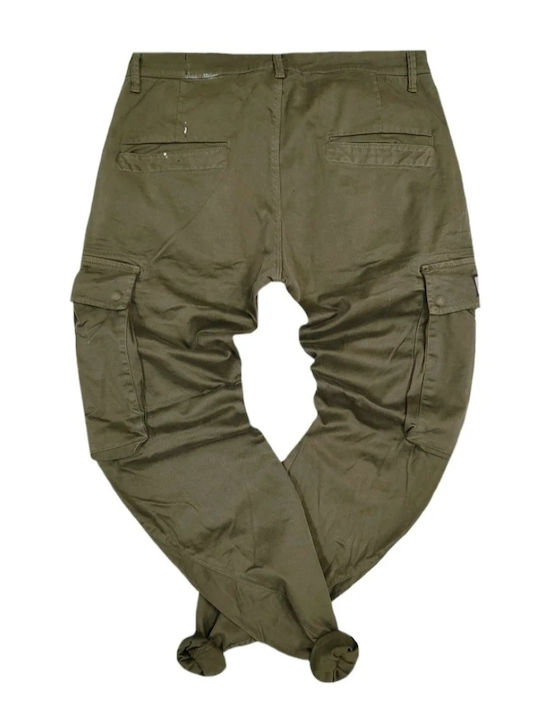 Oratti Trousers Cargo Elastic in Slim Fit Khaki
