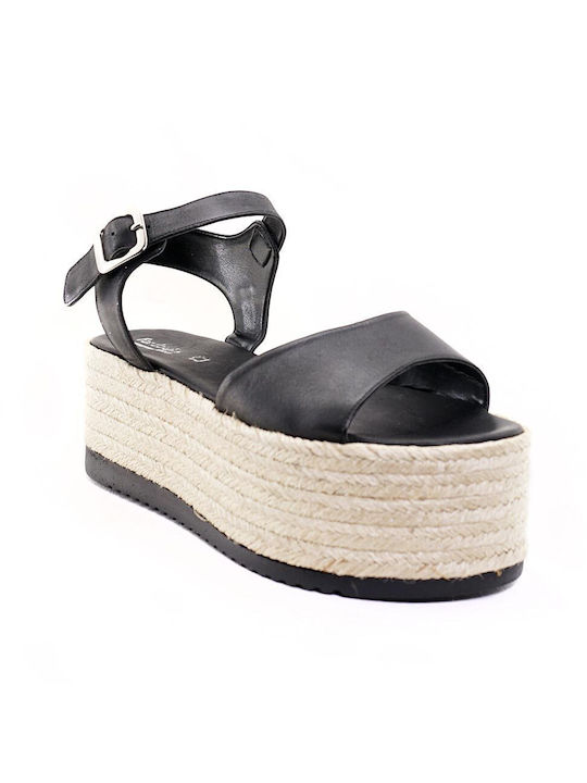 FLATFORM SANDAL BLACK FARDOULIS - 01 BLACK