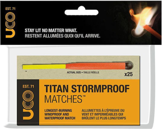 Uco TitanStormproof Streichholz Nachfüllset UCO Αντιανεμικά / Αδιάβροχα Σπίρτα