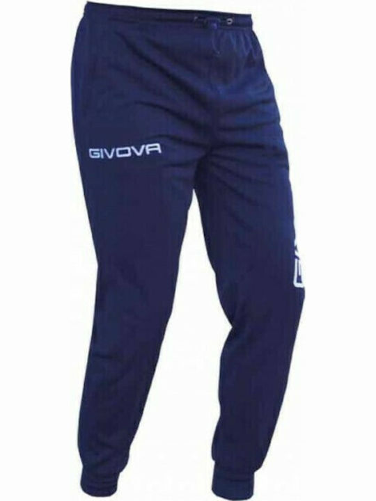 Givova One Παντελόνι Φόρμας με Λάστιχο Navy Μπλε