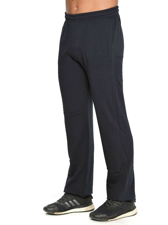 Target Men's Fleece Sweatpants with Rubber Navy Blue