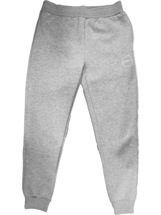 Sweatpants with Elastic Gray