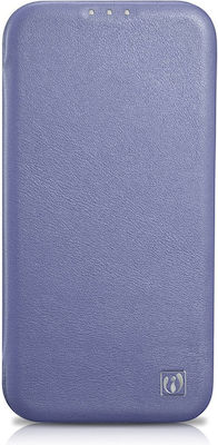 iCarer CE Premium Leather Folio Book Δερμάτινο Light Purple (iPhone 14 Pro)