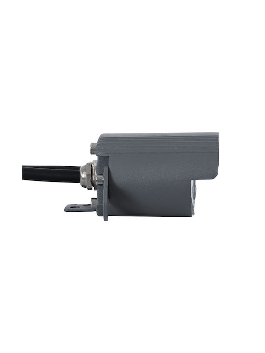 GloboStar Treelight Zina Външна Стояща Лампа LED Стенна Пералня 3W RGBW IP65 Сива